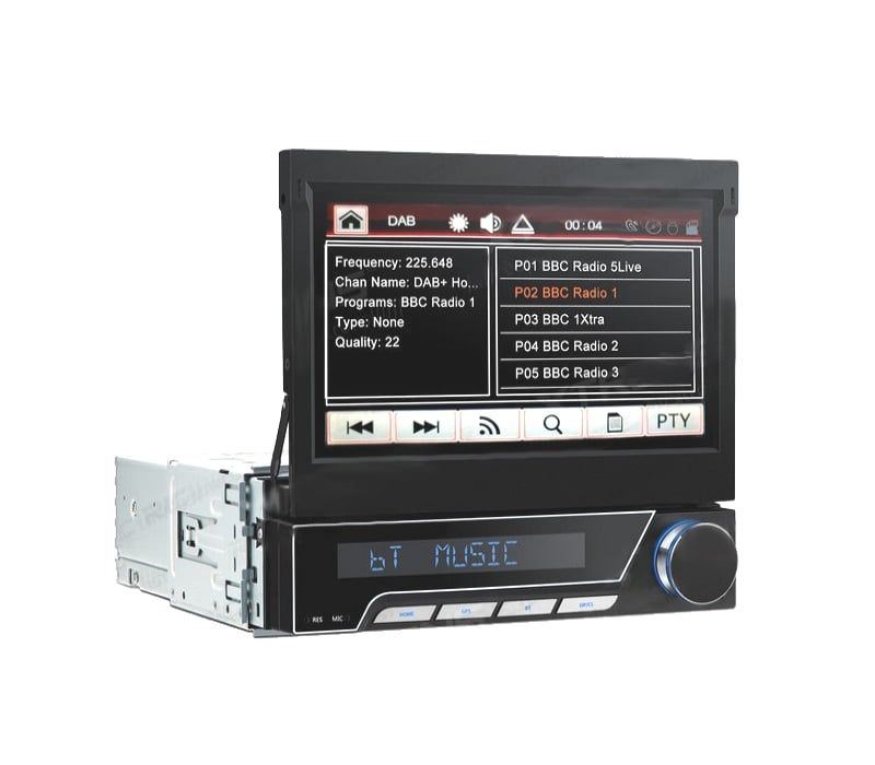 AUTO RADIO GPS UNIVERSAL 1 DIN ECRA TACTIL DE 7" ANDROID 32GB ROM + 2GB DDR3 RAM