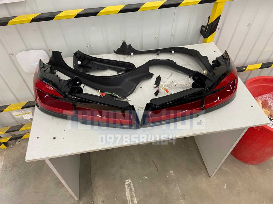 bmw g30 Фонари Задние Апгрейд в Рест стопи бмв задні фари lci Європа