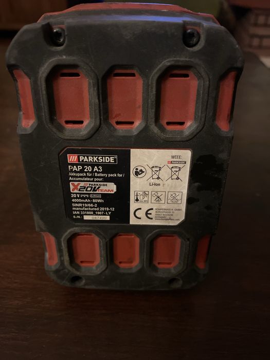 Akumulator 4Ah 20V Parskide