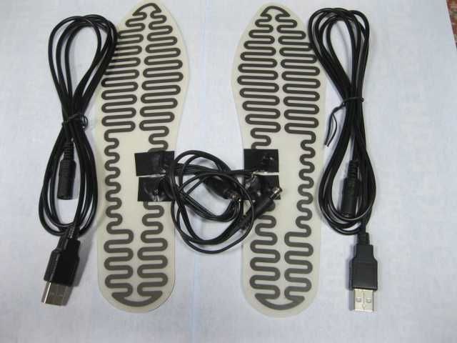 Теплі устілки від Павер банка USB 5В.