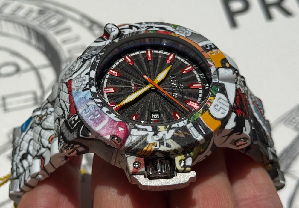 Invicta 36745 Subaqua Noma III GMT Graffiti 50 mm. 500 MT Swiss.
