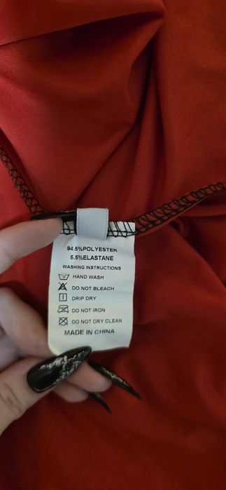 Плаття готичне червоне чорне y2k