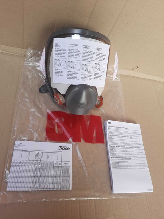Полнолицевый противогаз. респиратор . 3M 6800 респіратор маска