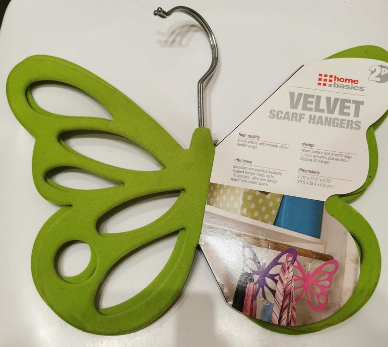 Wieszak na apaszki  - motyl, 2szt