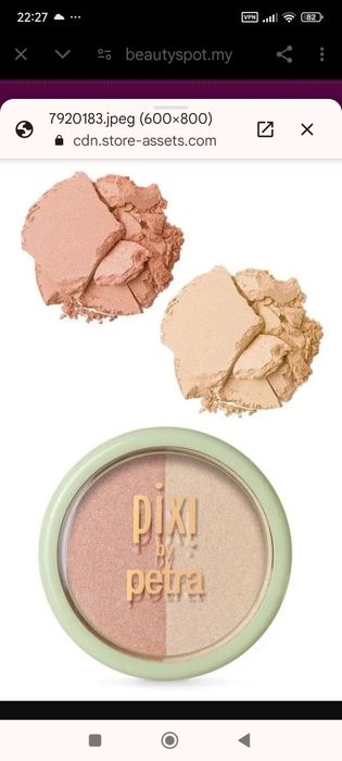 Pixi beauty blush duo | румяна + хайлайтер, 4,5г.