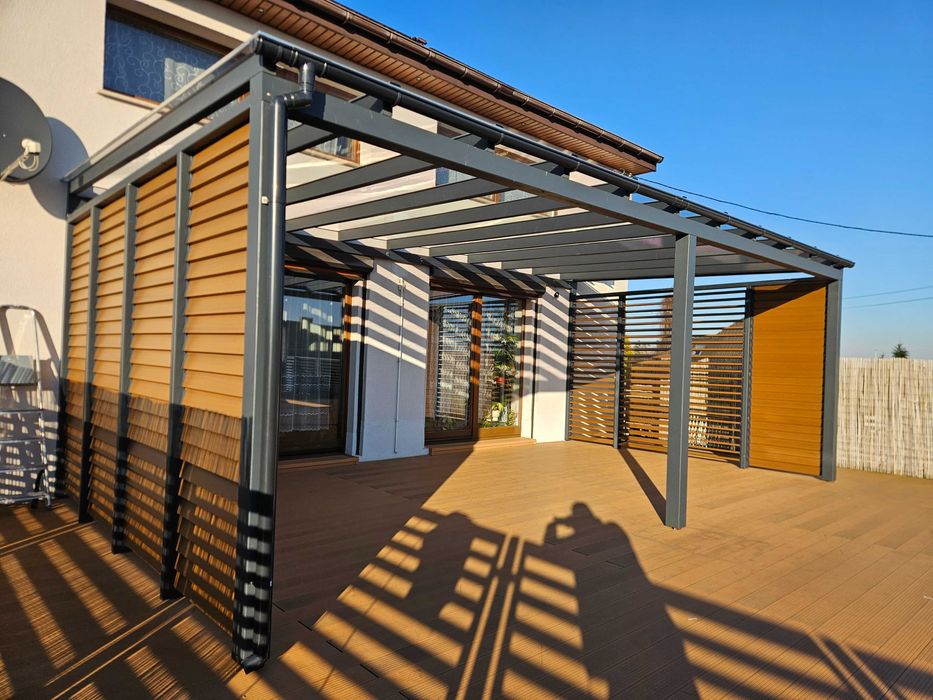Zadaszenia-Drewno BSH-Aluminium