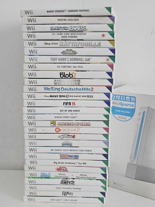 Nintendo Wii konsola + wielki zestaw gier