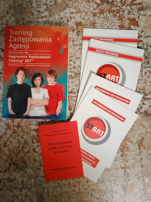 Trening Zastępowania Agresji ART Glick Gibbs Wyd. 3 , stan bardzo dobry + CD z dodatkami