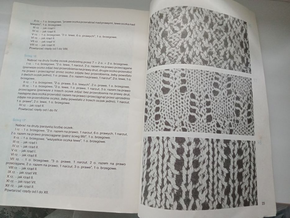 Czasopismo Robótki na drutach 1987 r.