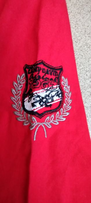 Koszula Camp David Super hafty  piękny czerwony kolor