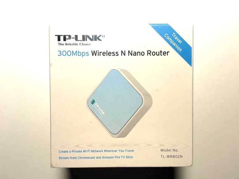 TP-LINK TL-WR802N N Nano Router WiFi 300Mbp bezprzewodowy