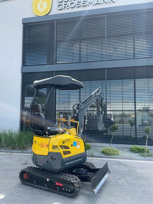 Nowa Koparka 1600kg KUBOTA & GÜNTER GROSSMANN - Mini koparka GG1600