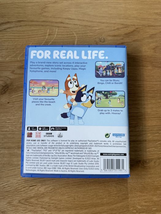 Gra Bluey Polska Wersja PL Ps5 Playstation 5 Slim Pro