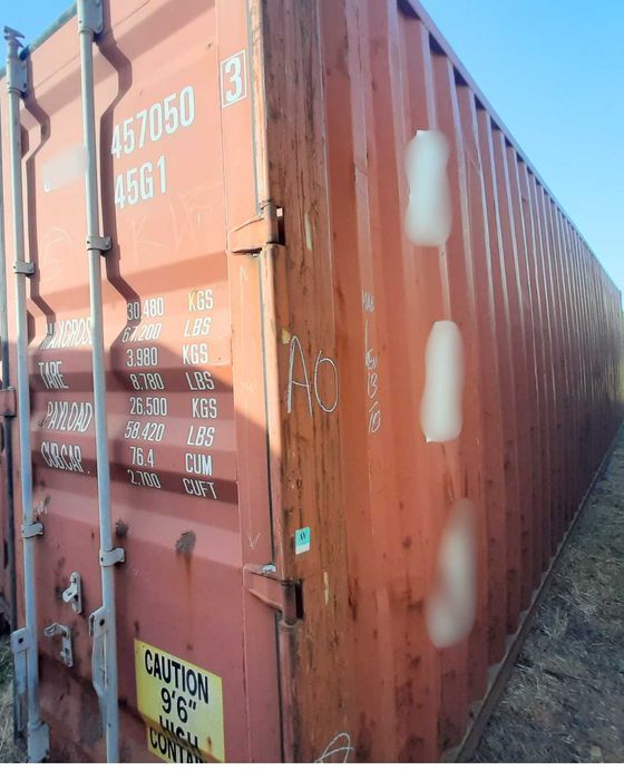 Contentor Marítimo 12 Metros Altura Extra (40 pés HC)