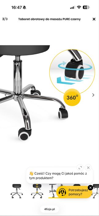 Krzesło obrotowe 4fizjo