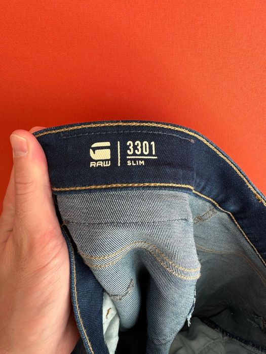 G-STAR RAW 3301 Slim оригінал чоловічі джинси штани розмір 34
