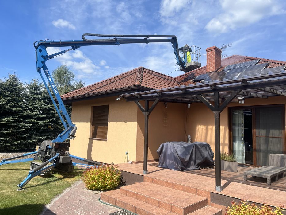 Mycie dachów i elewacji