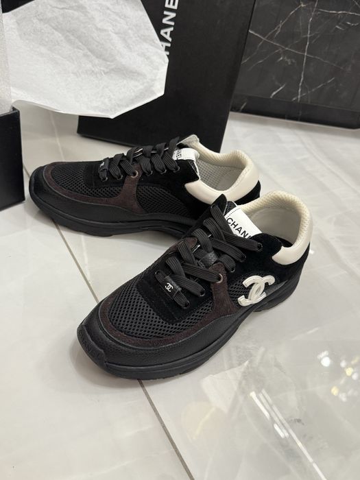 Sneakersy Chanel white/black