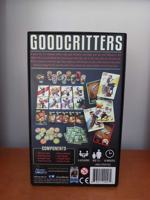 Goodcritters (Board Game, Jogo de Tabuleiro)