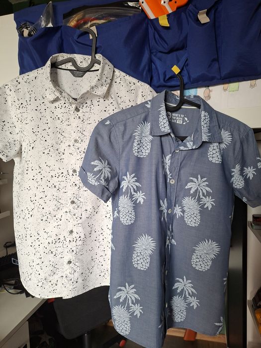 Koszula bawełna  x2szt r.158