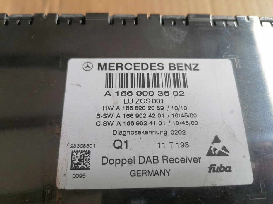 Mercedes 166 moduł sterownik radia