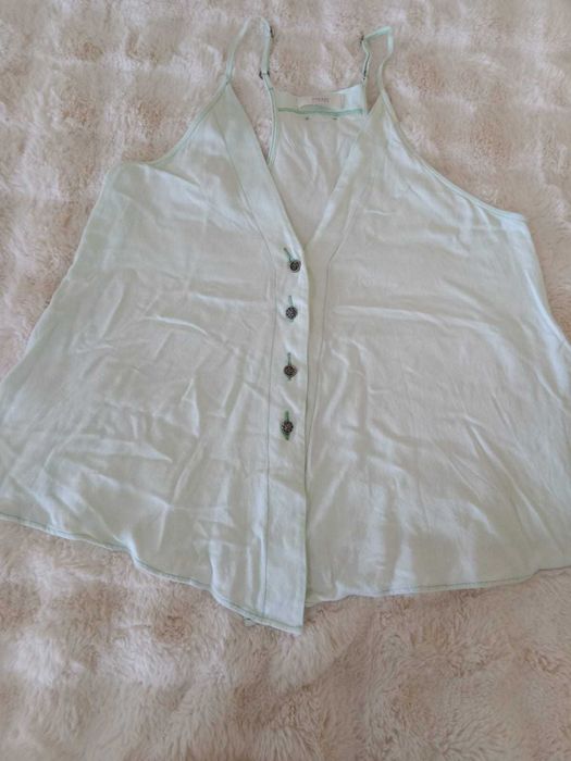 Bata verde claro, turquesa Colcci silver, S-M