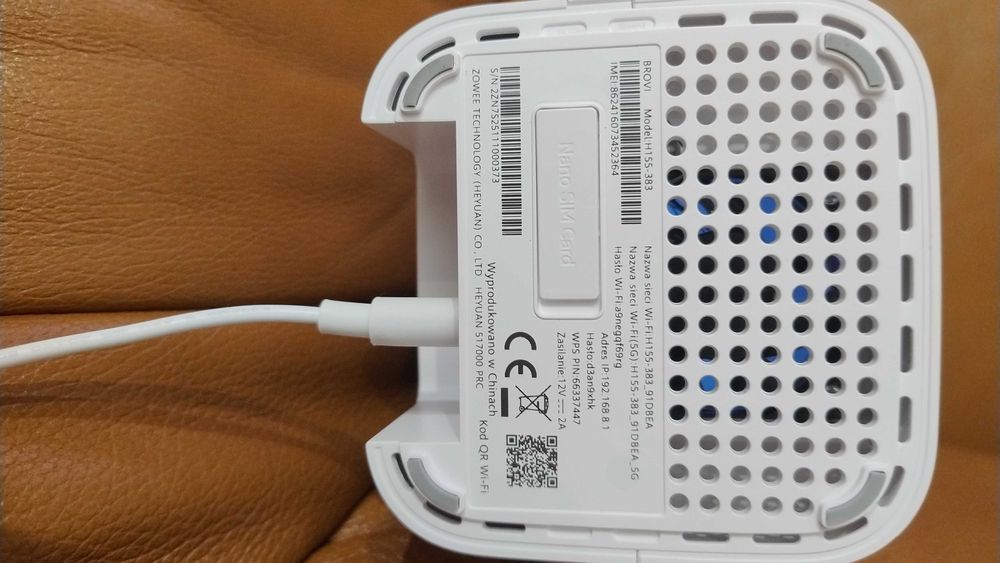 Router mobilny Zowee 5g cpe 5 h155 383