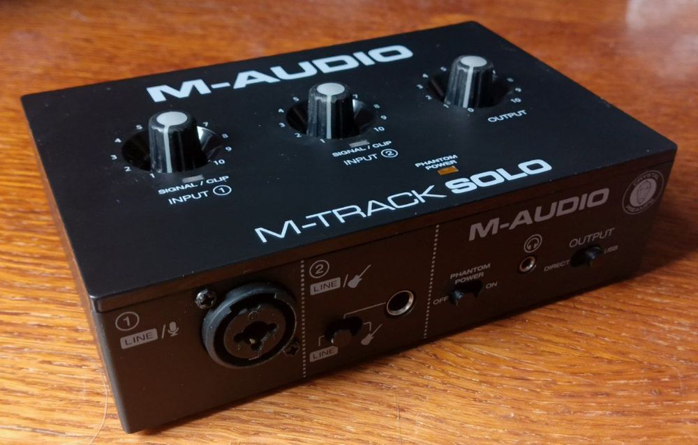 USB звукова карта аудіоінтерфейс M-Audio M-Track Solo