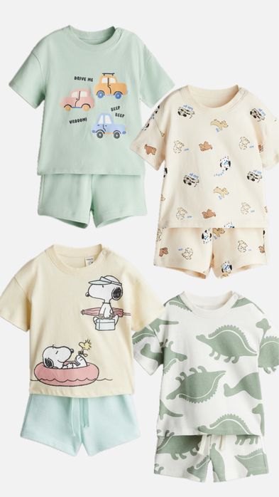 Костюм комплект шорти футболка h&m 68, 80, 86, 92, 98