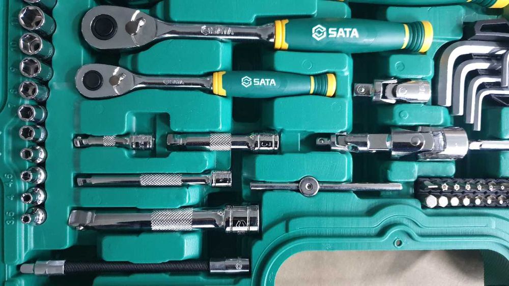 Conjunto de Ferramentas de 180 peças de 1/4”, 3/8”, 1/2”