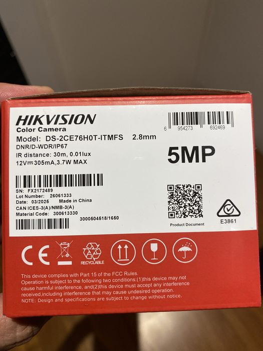 Camara HIK Vision 5Mp