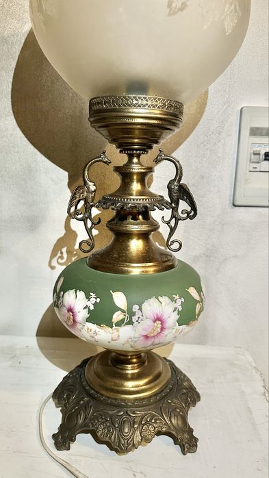 Candeeiro porcelana de mesa