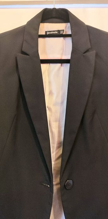 Blazer preto Stradivarius