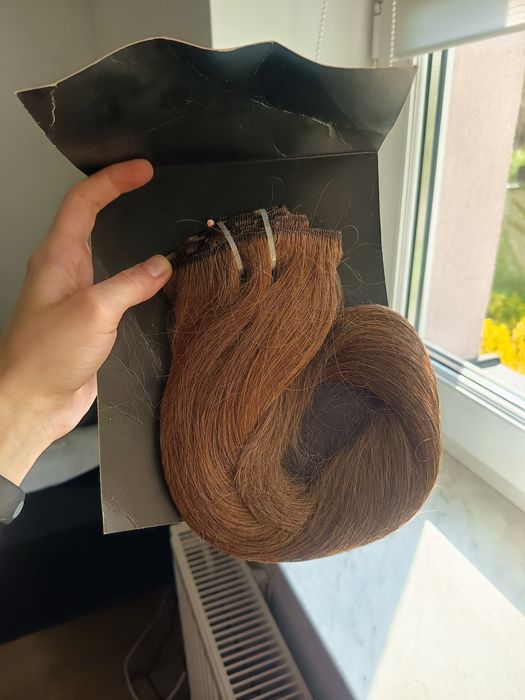 Doczepiany kucyk sztuczne włosy peruka