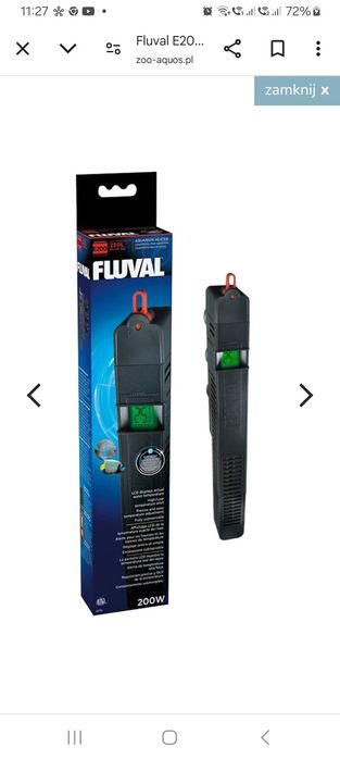 Grzalka fluval 200w