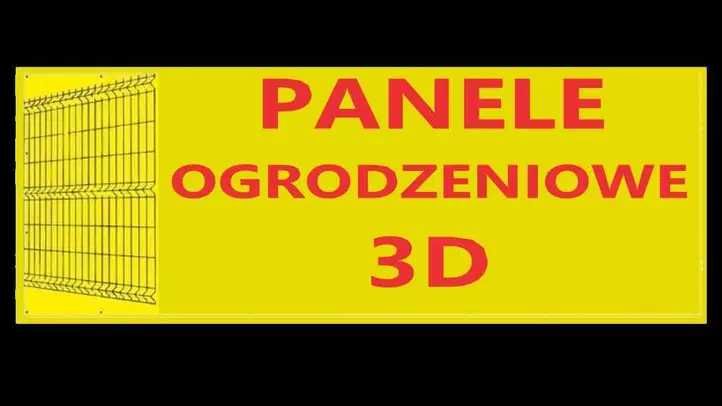 Ogrodzenia panelowe, panele ogrodzeniowe 3D