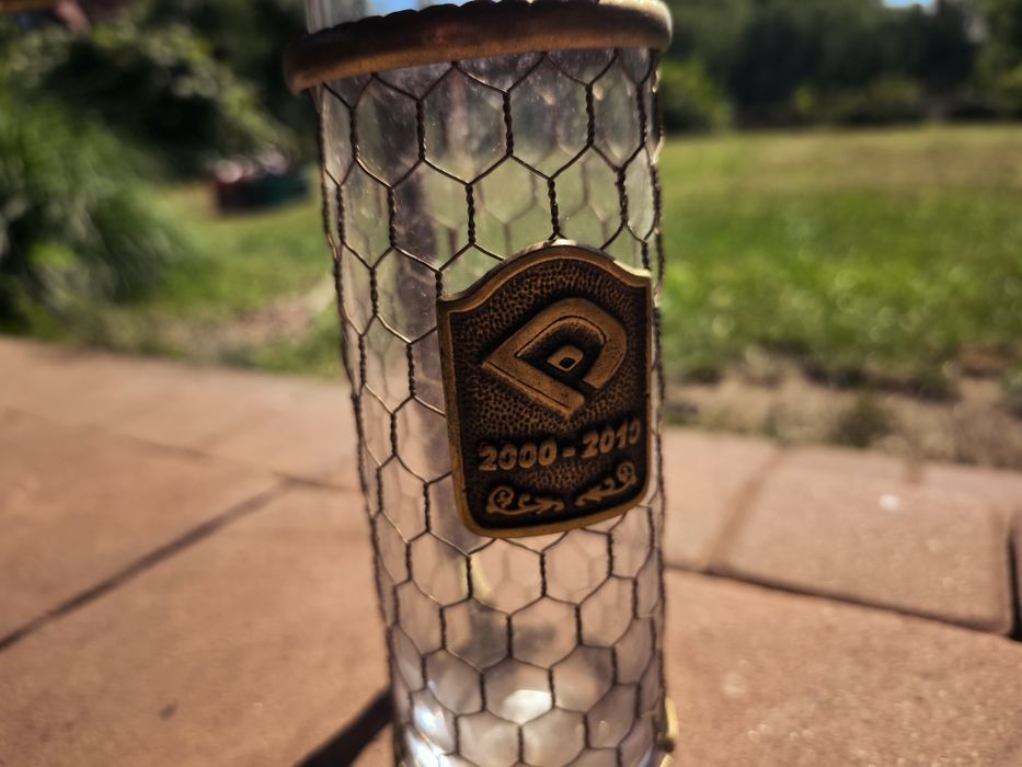 Kufel szklany unikat