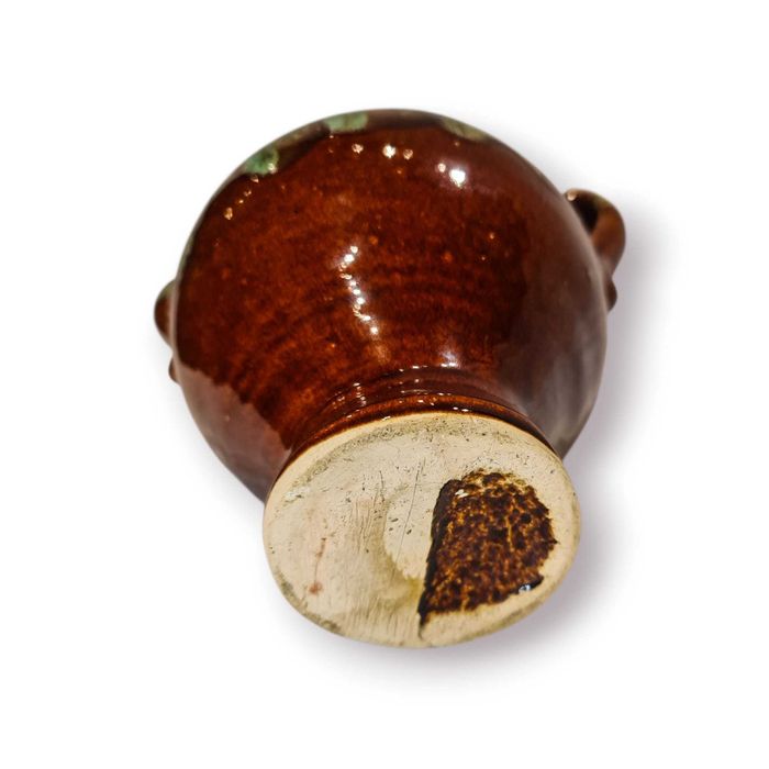 Vaso/Cântaro Rústico Português Vidrado – 21 cm (2 asas)
