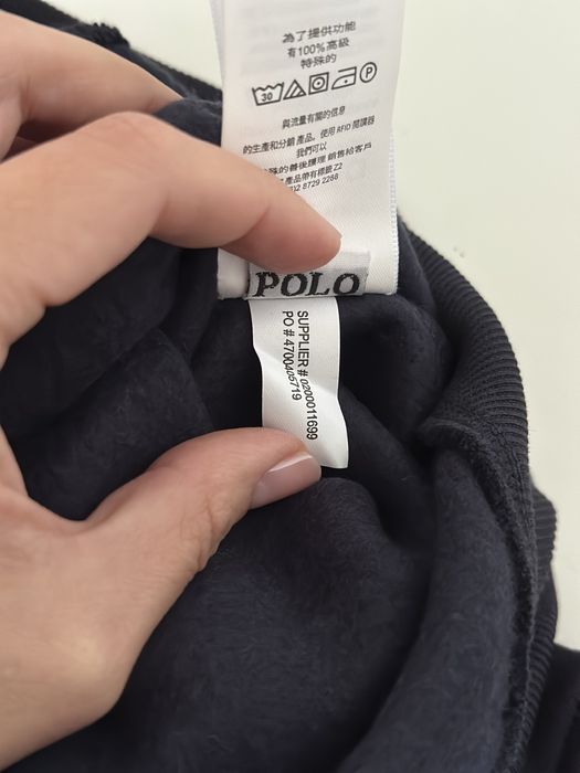 100% ОРИГІНАЛ | утеплене Худі Polo Ralph Lauren Navy Blue, L