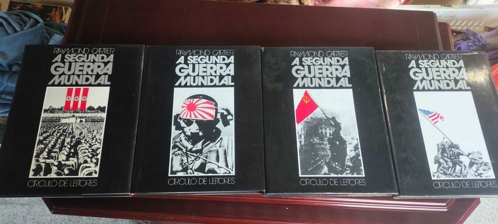 Livros A Segunda Guerra Mundial, de Raymond Cartier. 4 Livros