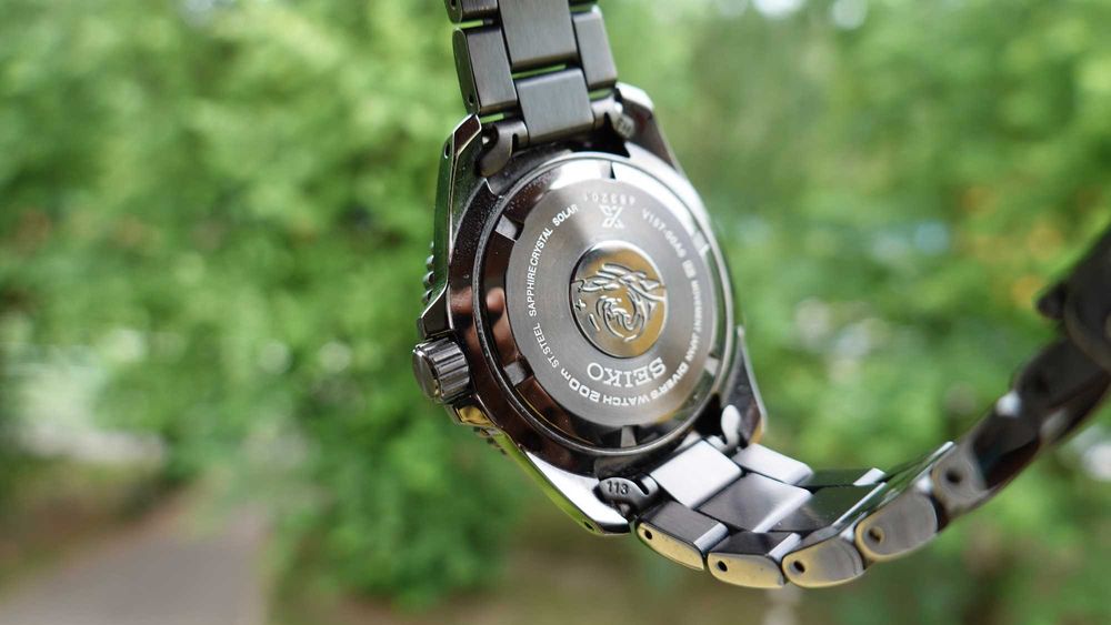 Zegarek SEIKO PROSPEX SOLAR DIVER All Black - męski - jak nowy - gwarancja do 03.2028