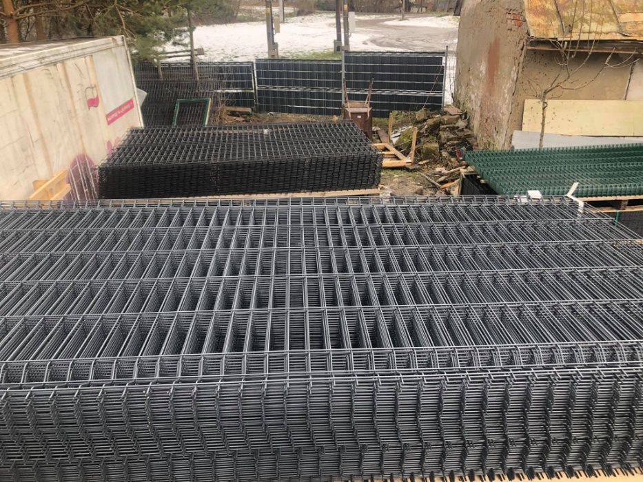 Panele Ogrodzeniowe 123 / 250 /fi 4mm Grafitowe