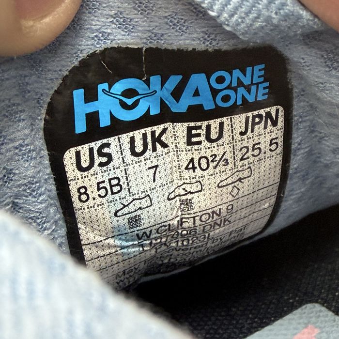 Кросівки Hoka Clifton 9 колір синій Оригінал 40р 25.5см