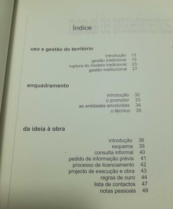 Manual de Procedimentos
Parque Nacional da Peneda Gerês