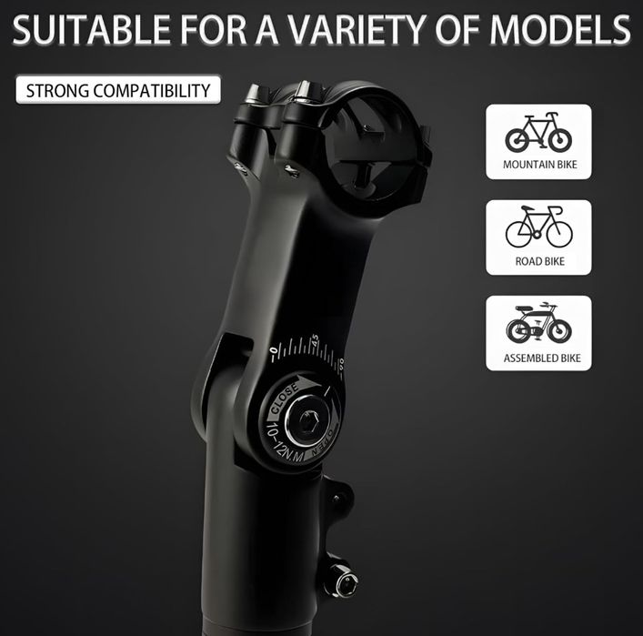 Lethiemta Wspornik kierownicy rowerowej 31,8 mm