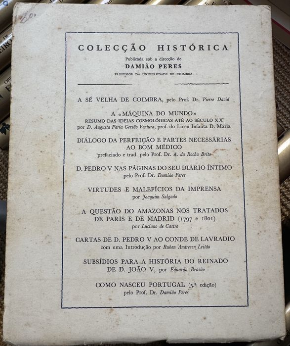Livro “Como nasceu Portugal”, de Damiào Peres, 1959