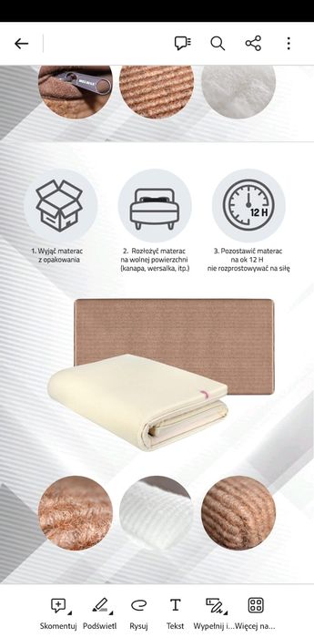 Materac Welmax medyczno- leczniczy