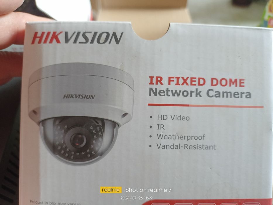 Kamery 4szt. zestaw hikvision 4