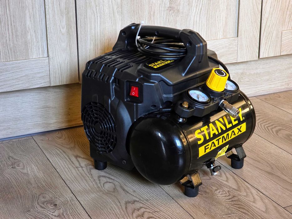 Cichy Mobilny Kompresor Stanley Fatmax 2-Tłokowy 59dB 1KM Sprężarka