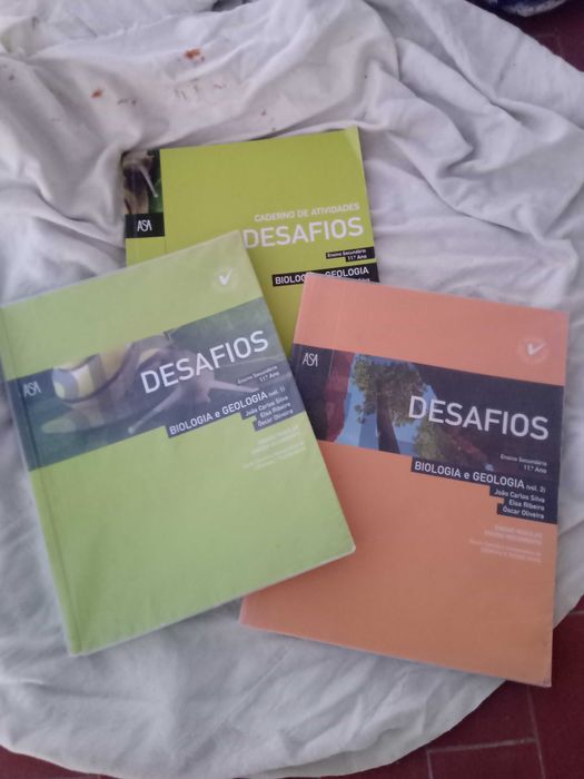 Livros manuais de Biologia Geologia 11⁰ ano DESAFIOS